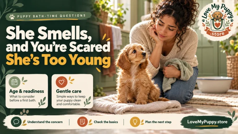 She Smells, and You’re Scared She’s Too Young: How Often Should You Bathe a Puppy?