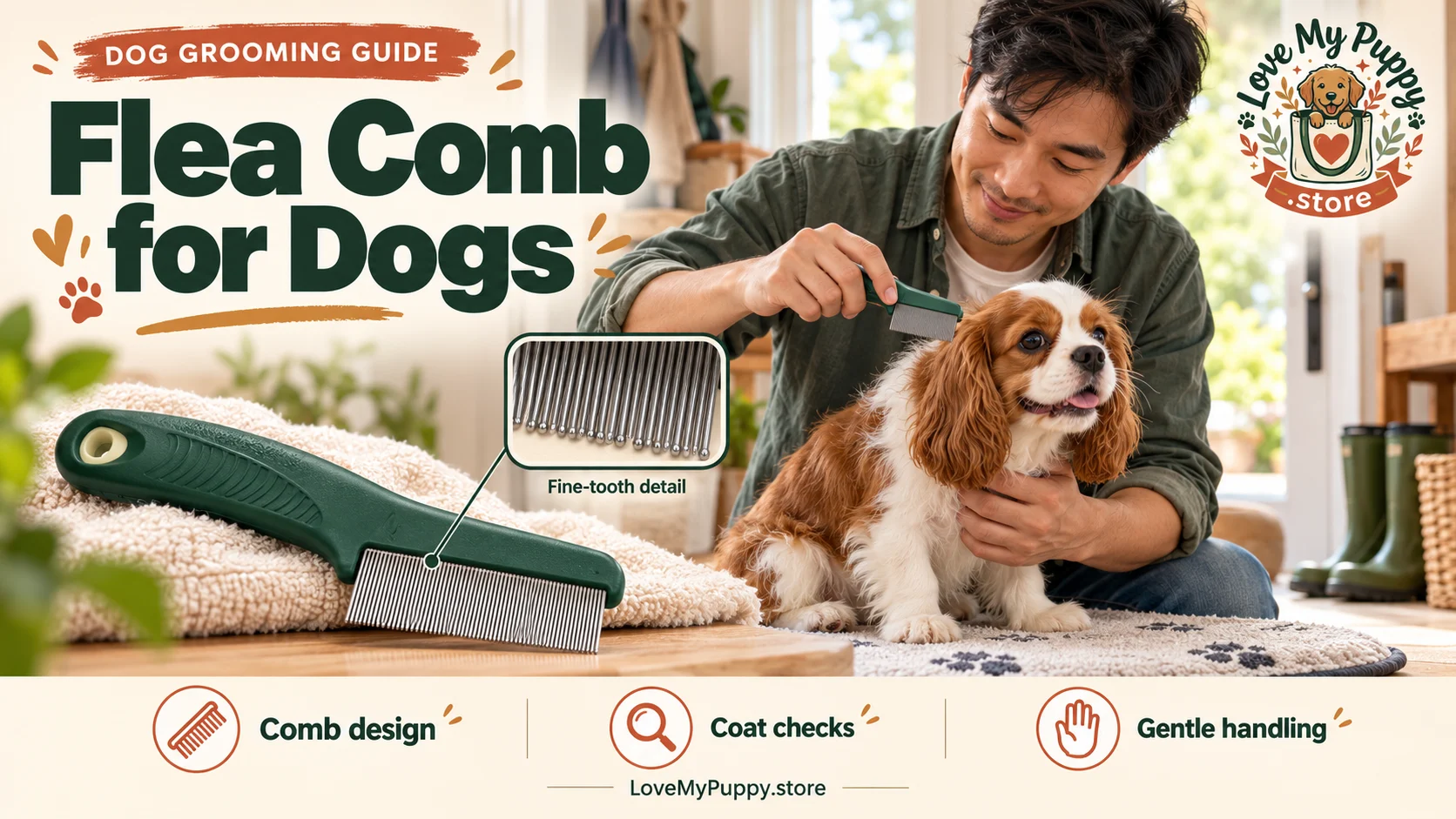 Flea Comb for Dogs: Find Fleas on Your Puppy in 5 Minutes