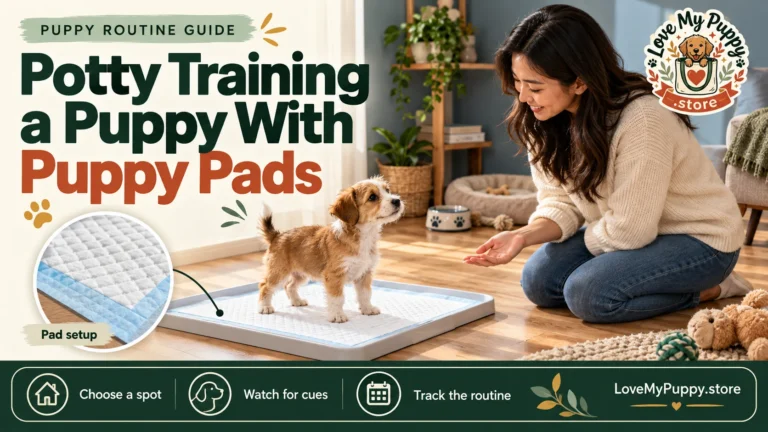 Potty Training a Puppy With Puppy Pads: 6 Steps (So Every Rug Doesn’t Become a Pad)