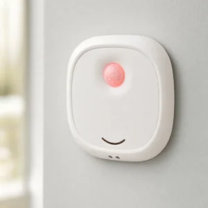 Sensor glowing red while the odor eliminator runs